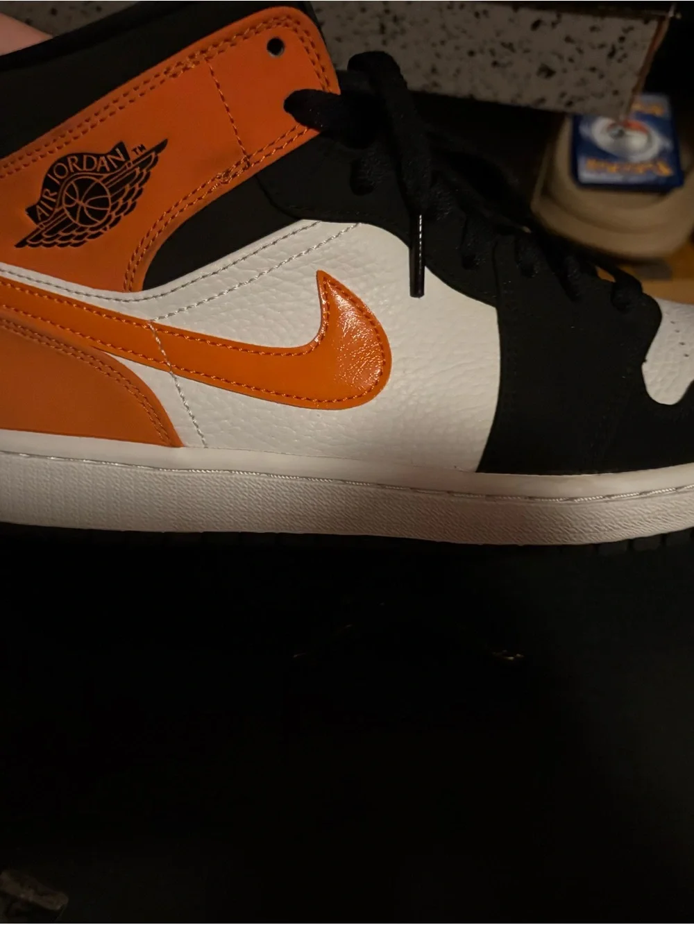 Jordan Men’s Air Jordan 1 Low - Orange/Black/White